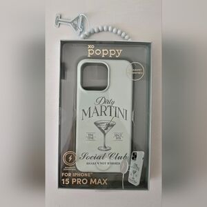 xo Poppy Dirty Martini iPhone 15 Pro Max Case MagSafe Compatible NIB